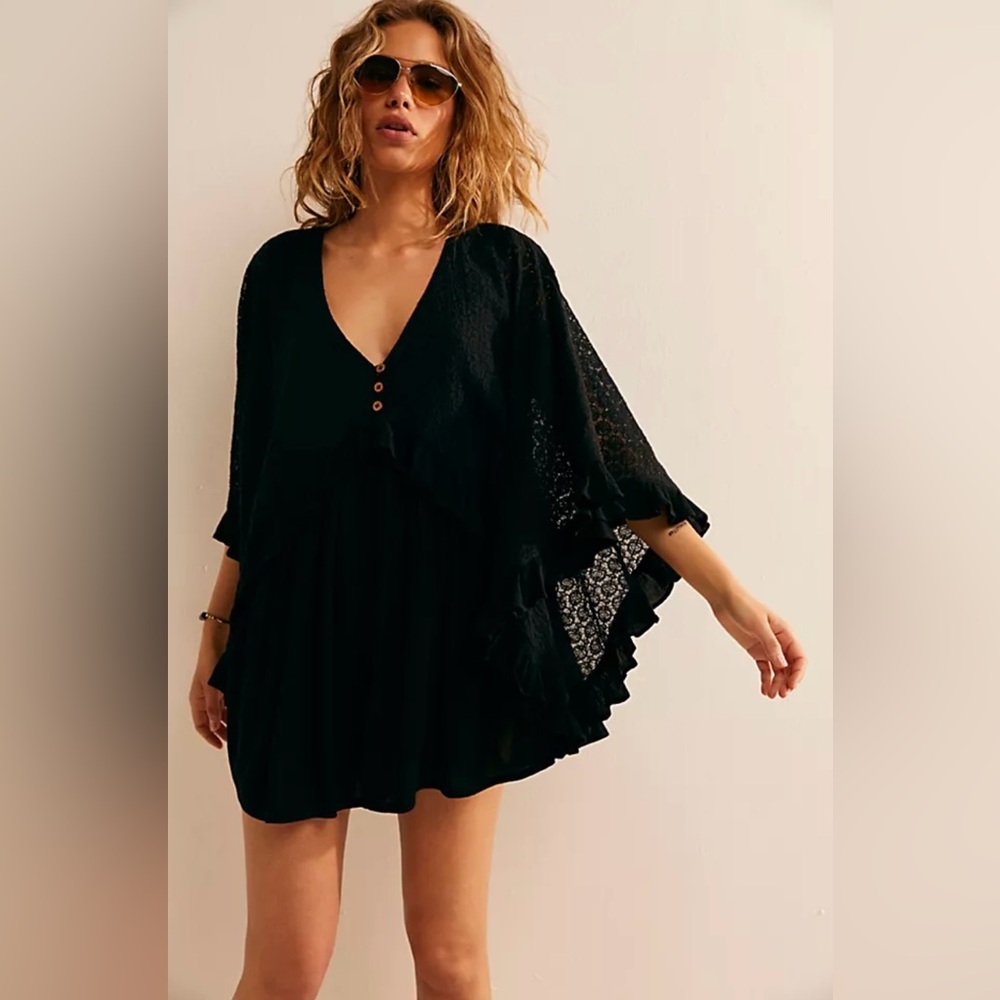 NWOT Free People As You Are Romper in Black size S